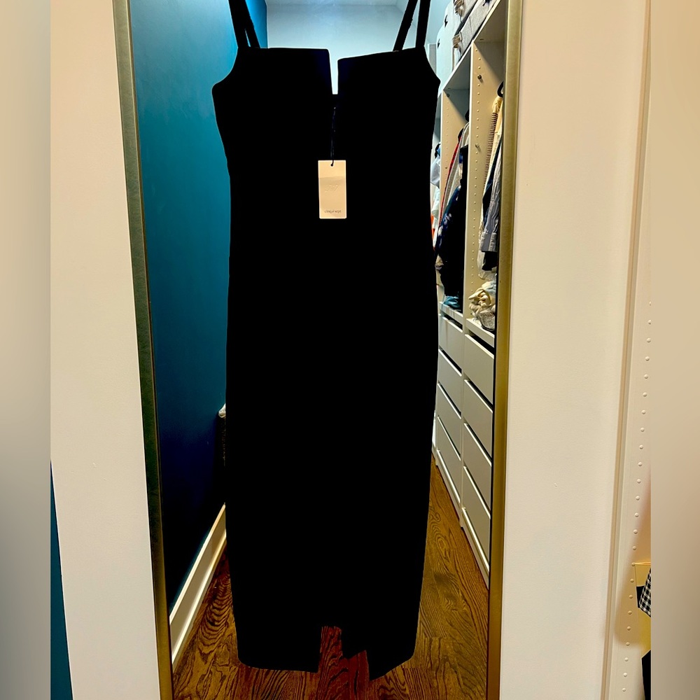 CINQ À SEPT Saoirse Sheath Black Dress